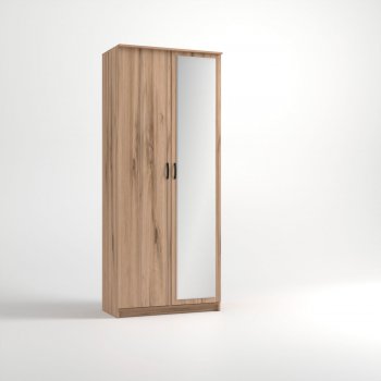Шкаф 960 мм 2-х ств. «Дуэт Люкс» с зеркалом (Эко) в Урае - uraj.mebel-e96.ru