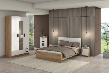 Спальный гарнитур Эконом, модульный (Зарон) в Урае - uraj.mebel-e96.ru