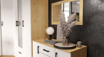 Спальный гарнитур Эко дуб вотан (Эра) в Урае - uraj.mebel-e96.ru