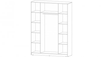 Шкаф 1600 мм Элегант графит (Лин) в Урае - uraj.mebel-e96.ru