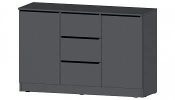 Спальный гарнитур Элегант, графит, модульный (Лин) в Урае - uraj.mebel-e96.ru
