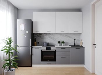 Кухонный гарнитур Элеганция 2200 мм (Санвут) в Урае - uraj.mebel-e96.ru