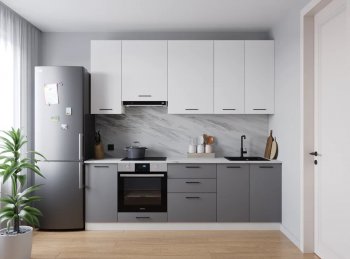 Кухонный гарнитур Элеганция 2400 мм Sanvut в Урае - uraj.mebel-e96.ru