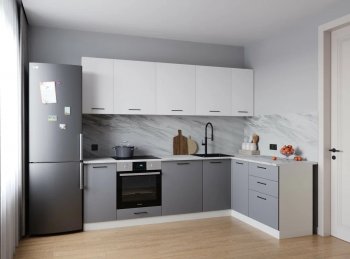 Угловой кухонный гарнитур Элеганция 2600*1600 мм Sanvut в Урае - uraj.mebel-e96.ru