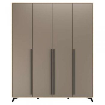 Шкаф 1800 4С2Я с ящиками Ева Глиняный (Памир) в Урае - uraj.mebel-e96.ru