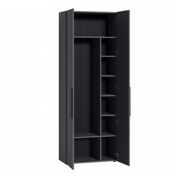 Шкаф модульный Эйр, графит (Моби) в Урае - uraj.mebel-e96.ru