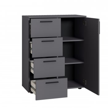 Комод Эйр 16.241 графит (Моби) в Урае - uraj.mebel-e96.ru