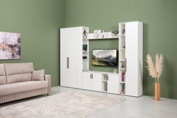 Тумба под ТВ Эйр 16.55 белый (Моби) в Урае - uraj.mebel-e96.ru