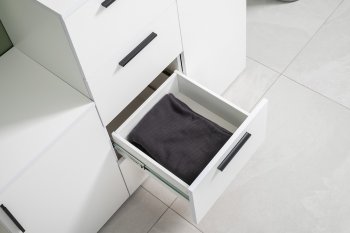 Стенка Эйр модульная, белый (Моби) в Урае - uraj.mebel-e96.ru