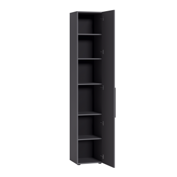 Шкаф модульный Эйр, графит (Моби) в Урае - uraj.mebel-e96.ru