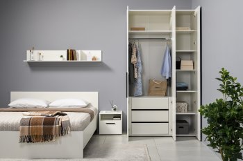 Спальный гарнитур Эйр модульный (Моби) в Урае - uraj.mebel-e96.ru