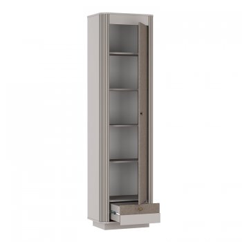 Шкаф пенал 34.30 Фантазия кашемир (Олмеко) в Урае - uraj.mebel-e96.ru