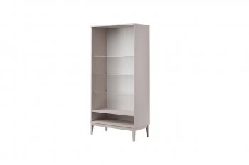 Шкаф-витрина 2 дв. Фарго льняной (БМ) в Урае - uraj.mebel-e96.ru