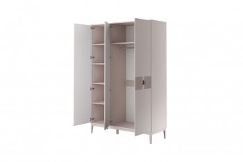 Шкаф распашной ШР-3 Фарго льняной (БМ) в Урае - uraj.mebel-e96.ru