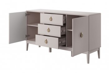 Спальный гарнитур Фарго модульный льняной (БМ) в Урае - uraj.mebel-e96.ru