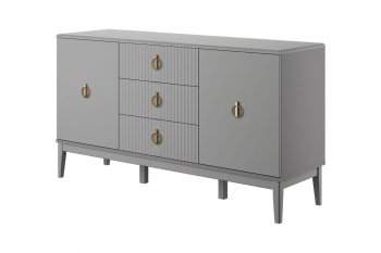 Спальный гарнитур Фарго модульный антрацит (БМ) в Урае - uraj.mebel-e96.ru