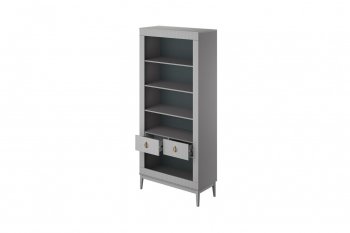 Стеллаж Фарго антрацит(БМ) в Урае - uraj.mebel-e96.ru