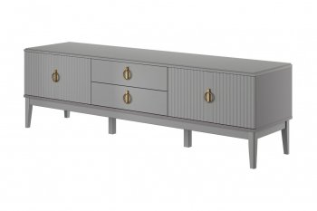 Тумба для ТВ - 4 ящика Фарго антрацит (БМ) в Урае - uraj.mebel-e96.ru