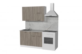 Кухонный гарнитур Фьюджи лайт 1200 мм (Герда) в Урае - uraj.mebel-e96.ru