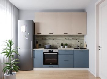 Кухонный гарнитур Фьюжн 2200 мм (Санвут) в Урае - uraj.mebel-e96.ru