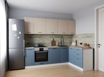 Угловой кухонный гарнитур Фьюжн 2600*1600 мм Sanvut в Урае - uraj.mebel-e96.ru