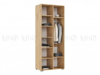 Шкаф распашной 900 мм Флэш крафт/белый(Миф) в Урае - uraj.mebel-e96.ru