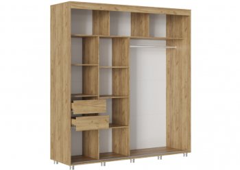 Шкаф-купе 2000 мм Форест крафт золотой(Стиль) в Урае - uraj.mebel-e96.ru