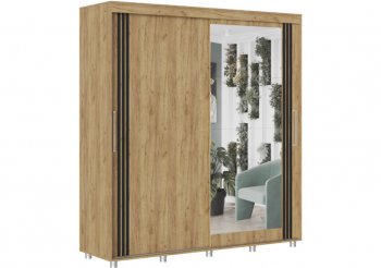 Шкаф-купе 2000 мм Форест крафт золотой(Стиль) в Урае - uraj.mebel-e96.ru