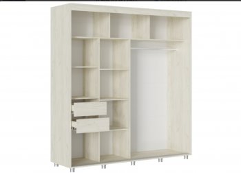 Шкаф-купе 2000 мм Форест крафт белый (Стиль) в Урае - uraj.mebel-e96.ru
