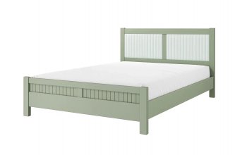 Кровать из массива Фрида Зеленый самшит (БМ) в Урае - uraj.mebel-e96.ru