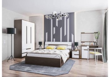 Спальный гарнитур Гаванна модульный (Текс) в Урае - uraj.mebel-e96.ru