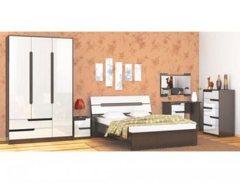 Спальный гарнитур Гаванна модульный (Текс) в Урае - uraj.mebel-e96.ru