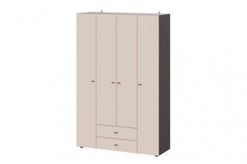 Шкаф 1350 мм двухств. комб. Гиза (МИ) в Урае - uraj.mebel-e96.ru