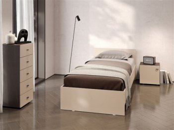 Спальный гарнитур Гиза модульный (МИ) в Урае - uraj.mebel-e96.ru