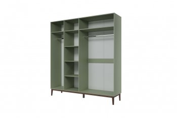 Спальный гарнитур Гориция модульный зеленый самшит (БМ) в Урае - uraj.mebel-e96.ru