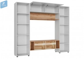 Стенка Ривьера белый (МДФ) в Урае - uraj.mebel-e96.ru