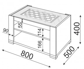 Стенка Тиффани (М 05-05-09-11-12-13-14) (Риннер) в Урае - uraj.mebel-e96.ru