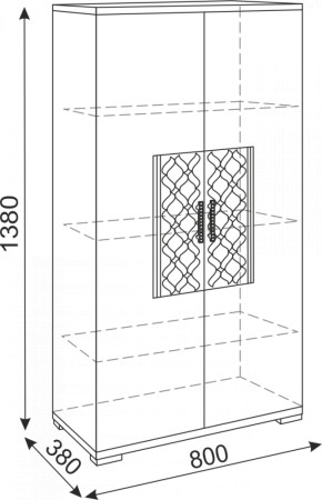 Стенка Тиффани модульная (Риннер) в Урае - uraj.mebel-e96.ru