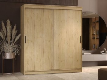 Шкаф-купе 2000 мм Гранд-1 ЛДСП, дуб вотан (Эра) в Урае - uraj.mebel-e96.ru