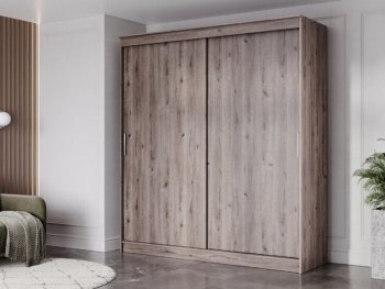 Шкаф-купе 2000 мм Гранд-1 ЛДСП, дуб горный (Эра) в Урае - uraj.mebel-e96.ru