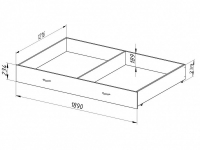 Кровать 2-х ярусная Гранада-2Я в Урае - uraj.mebel-e96.ru