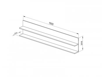 Кровать 2-х ярусная П Гранада 140 Белый в Урае - uraj.mebel-e96.ru
