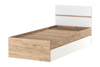 Кровать односпальная Гретта 900 мм крафт (Памир) в Урае - uraj.mebel-e96.ru