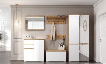 Прихожая Гретта №1 крафт золотой (Памир) в Урае - uraj.mebel-e96.ru