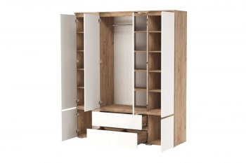 Шкаф 1800 мм 6С2Я с 2мя зерк. Гретта крафт золотой (Памир) в Урае - uraj.mebel-e96.ru