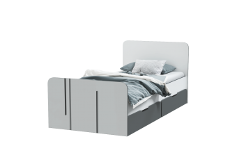 Набор детской мебели Грей модульный (МЛК) в Урае - uraj.mebel-e96.ru