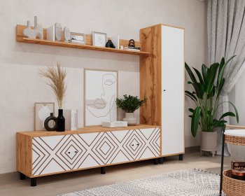 Стенка HYGGE комп.1 ромбы (Мама) в Урае - uraj.mebel-e96.ru