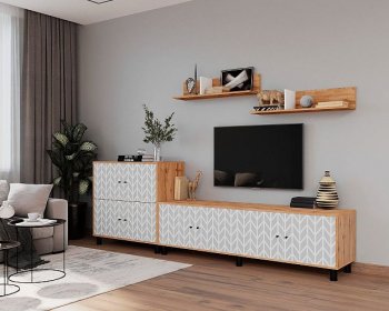 Стенка HYGGE комп.3 зигзаги (Мама) в Урае - uraj.mebel-e96.ru