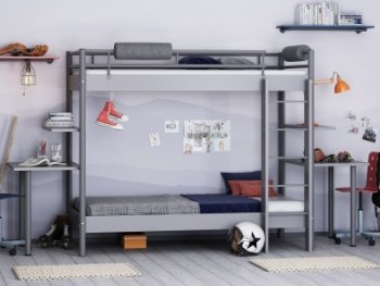 Кровать двухъярусная Хельга Композиция 25 в Урае - uraj.mebel-e96.ru