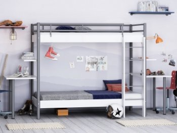 Кровать двухъярусная Хельга Композиция 25 в Урае - uraj.mebel-e96.ru
